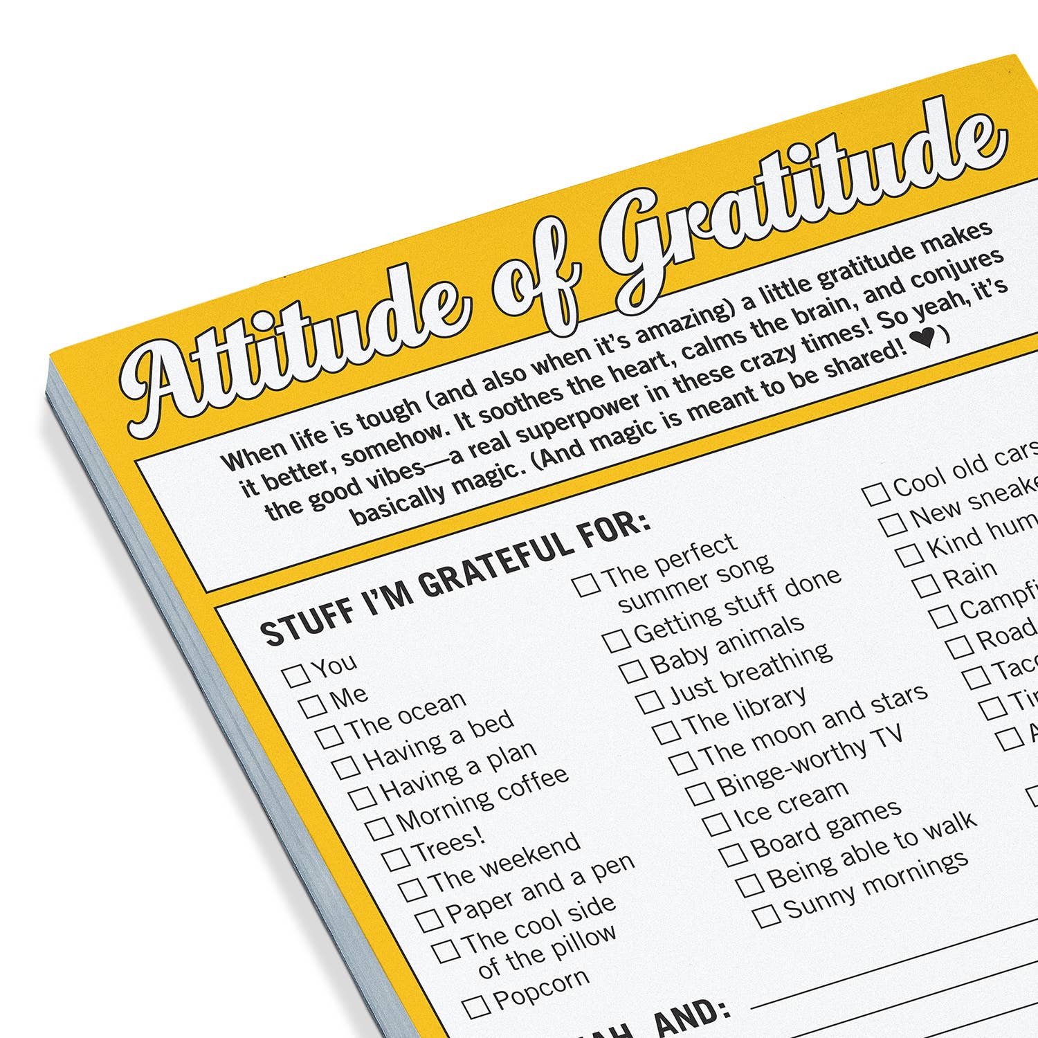 Attitude of Gratitude Nifty Note Pad - Image 3