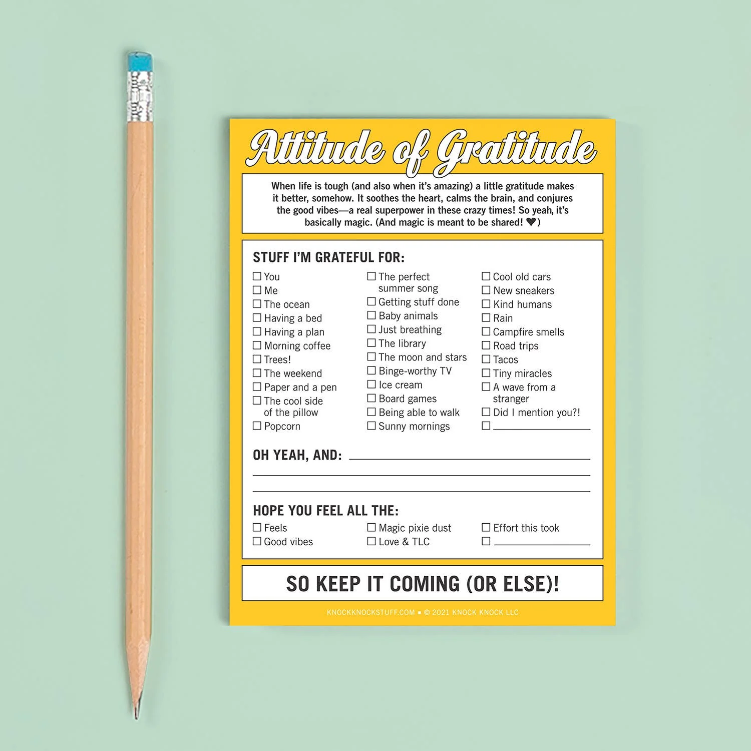 Attitude of Gratitude Nifty Note Pad - Image 4
