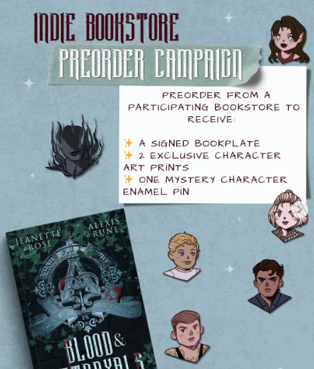 [PREORDER] Blood & Betrayals (Signed Bookplate) - Image 2