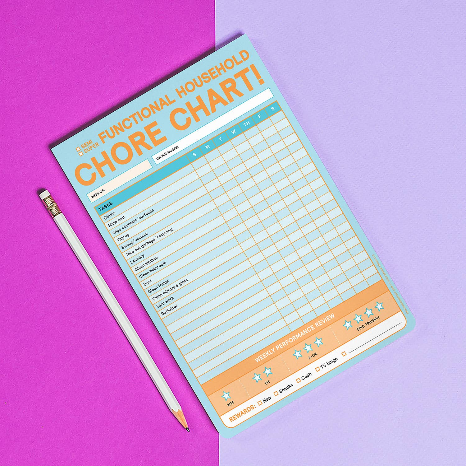 Chore Chart Big & Sticky Notepads - Image 5