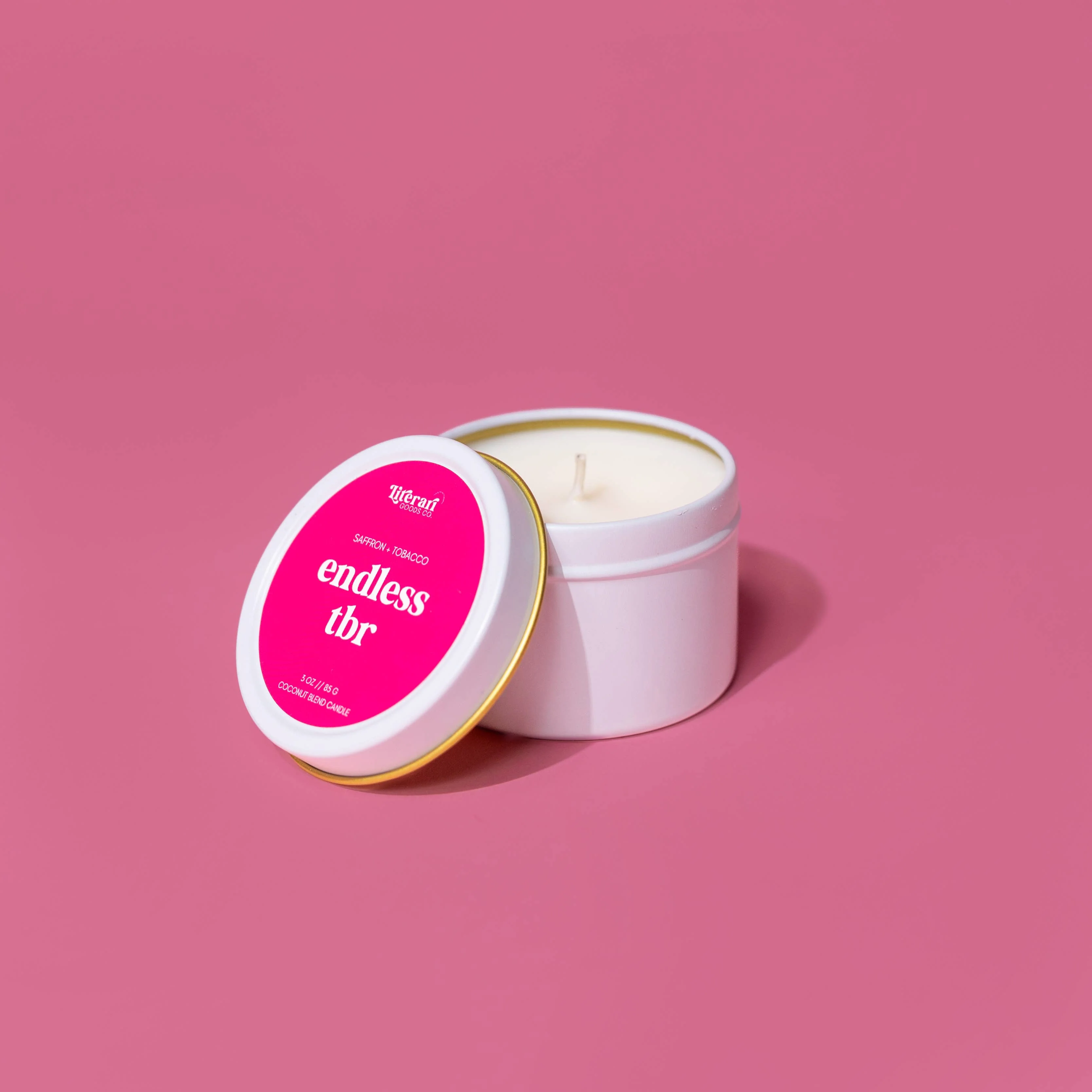 Endless TBR Bookish Travel Candle - Image 3
