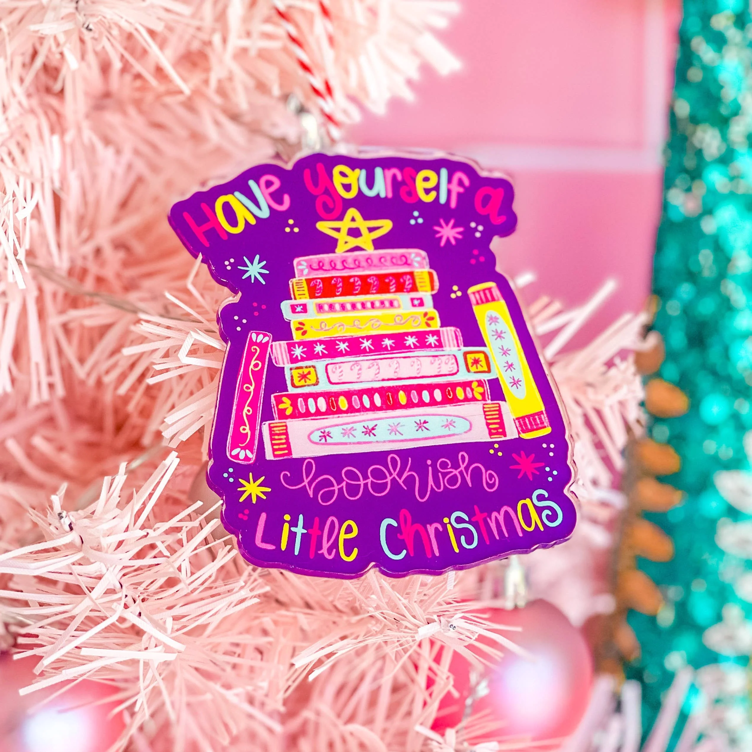 Have Yourself a Bookish Little Christmas Ornament - Image 2
