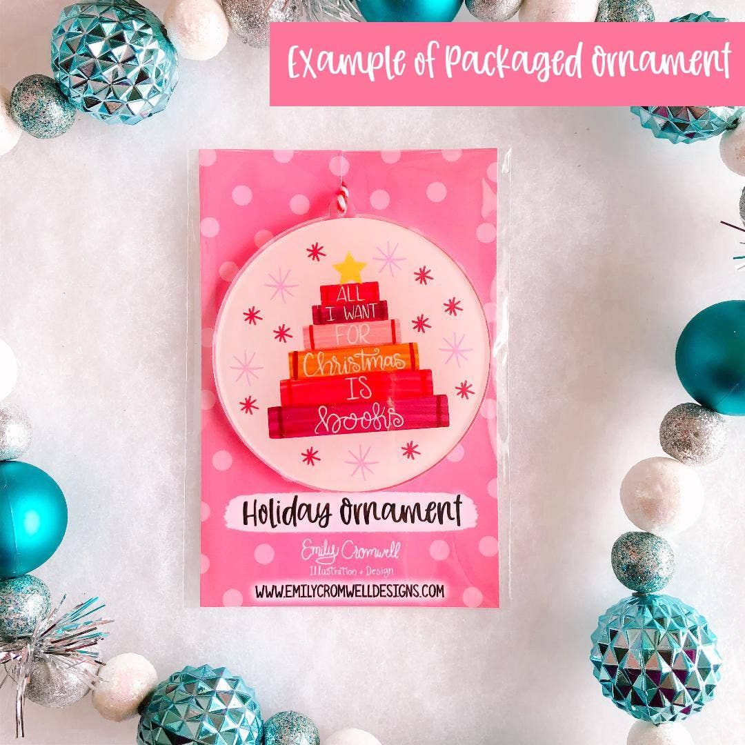 Have Yourself a Bookish Little Christmas Ornament - Image 4