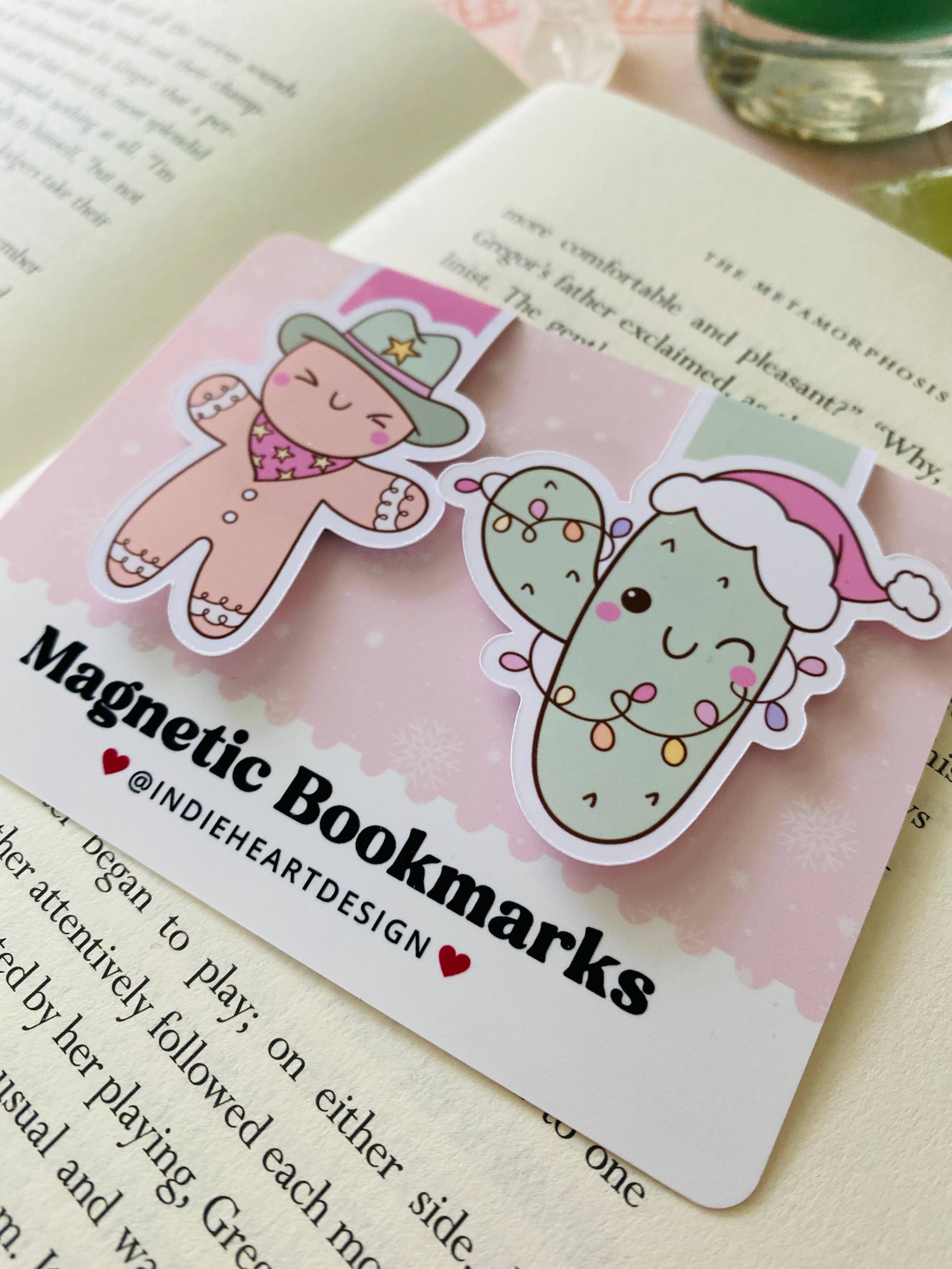 Holiday Magnetic Bookmark Gift Set – Cowboy Gingerbread - Image 11