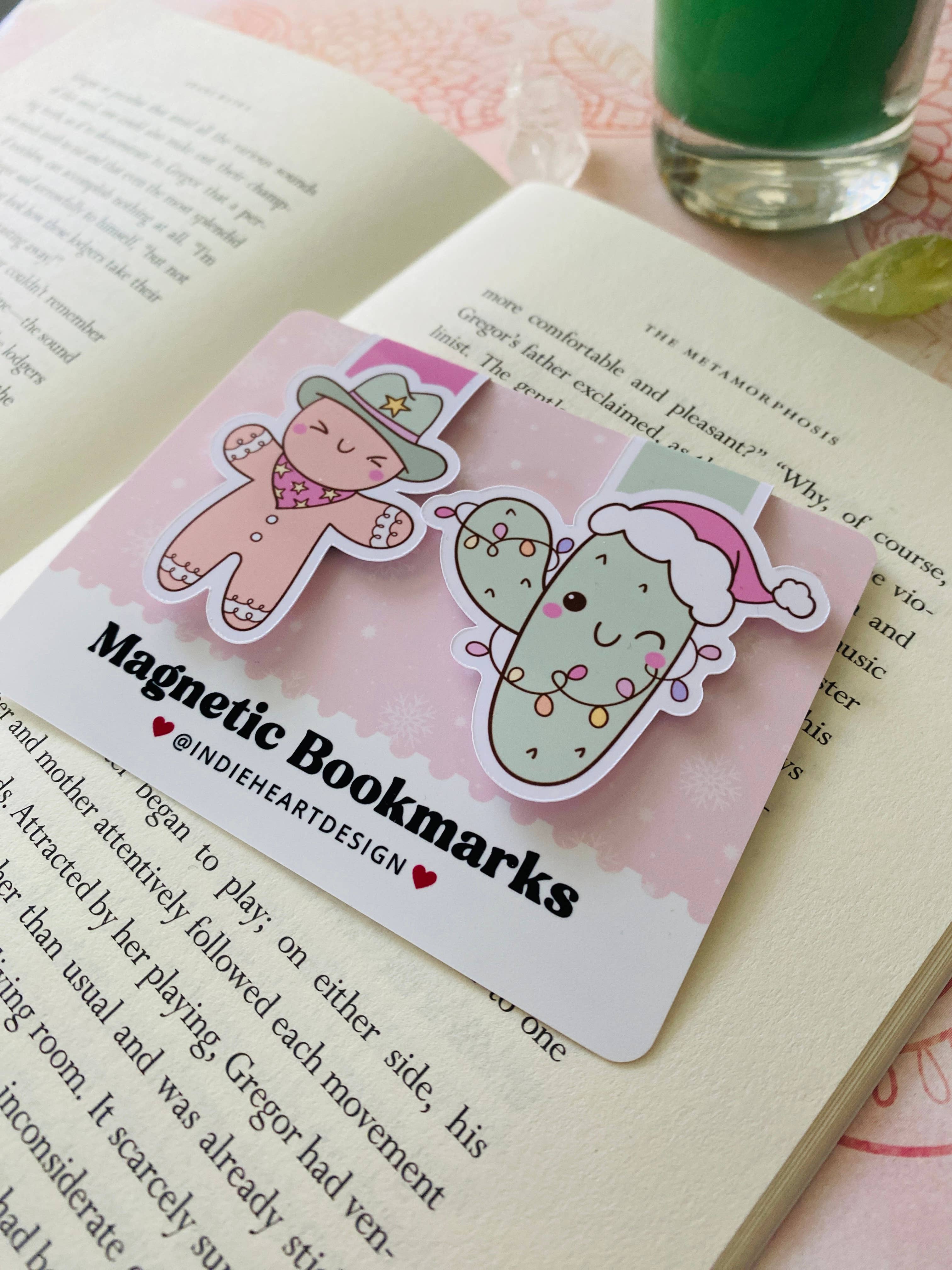 Holiday Magnetic Bookmark Gift Set – Cowboy Gingerbread - Image 6