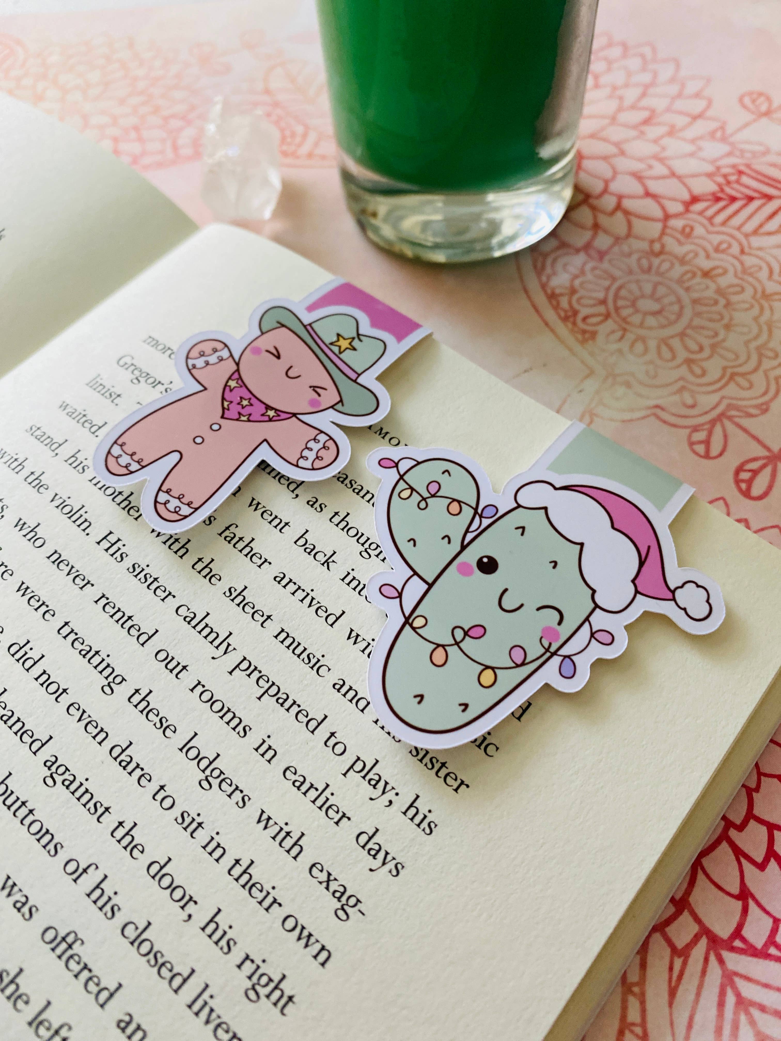 Holiday Magnetic Bookmark Gift Set – Cowboy Gingerbread - Image 8