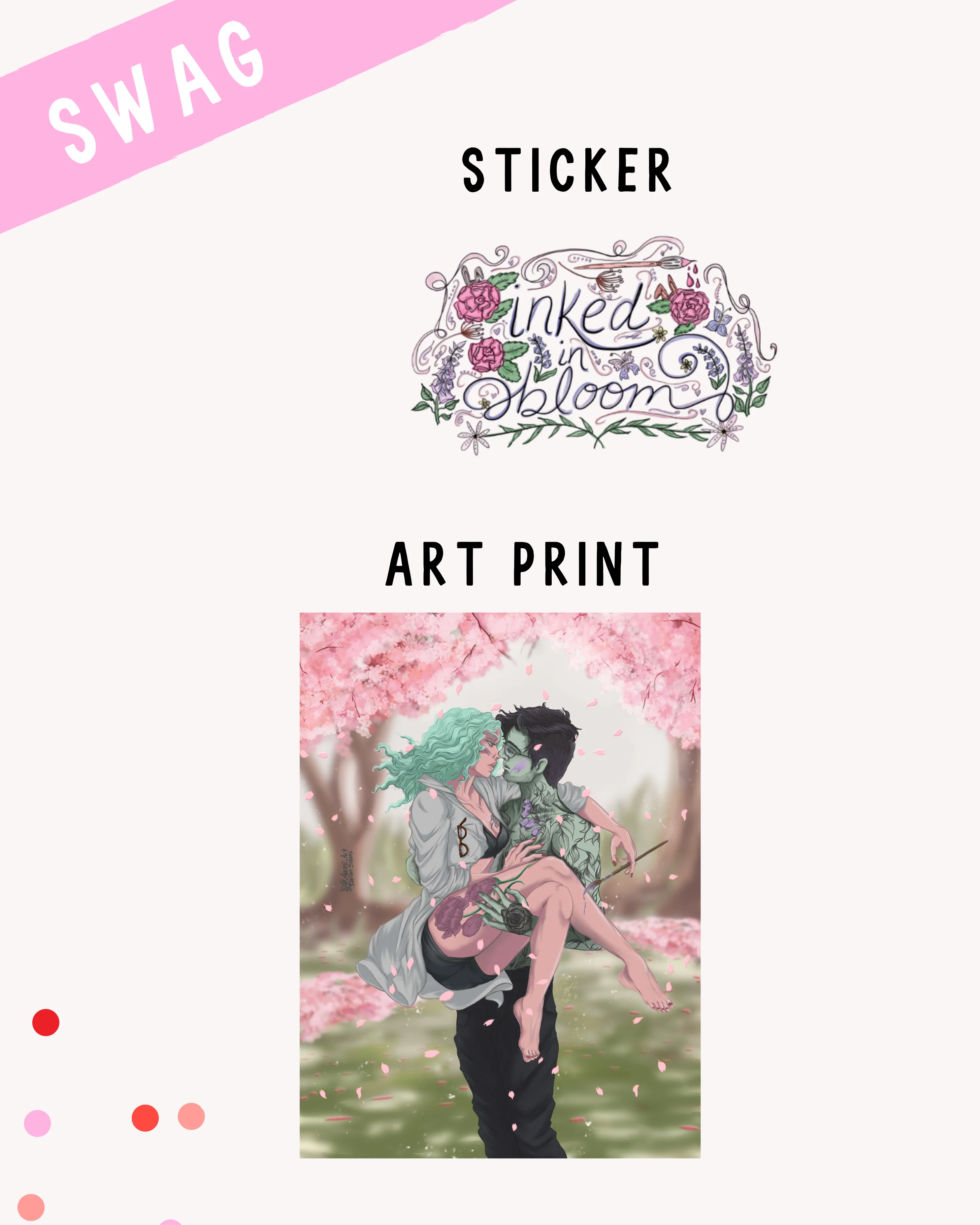 [PREORDER] Inked in Bloom (Signed Book) - Image 2