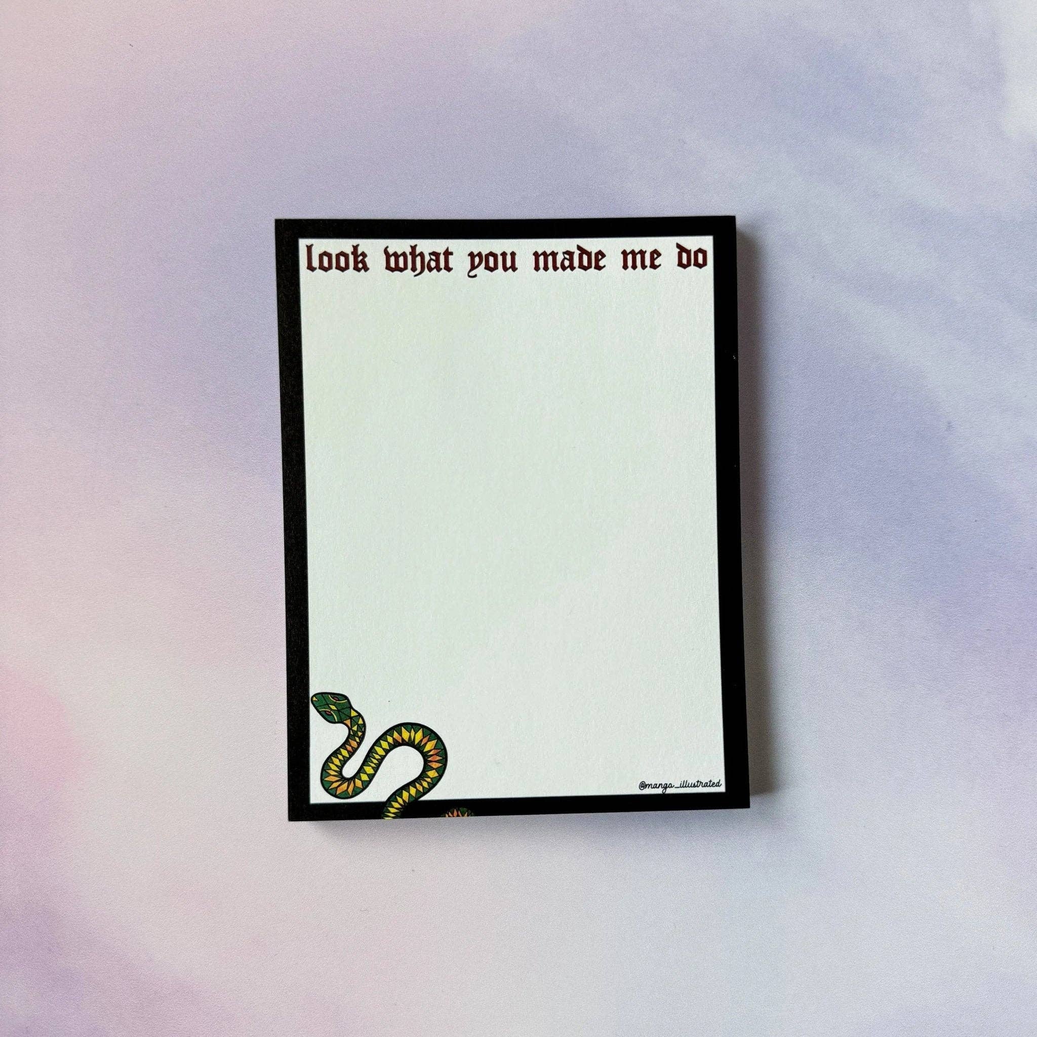 Look What You Made Me Do notepad - Image 4