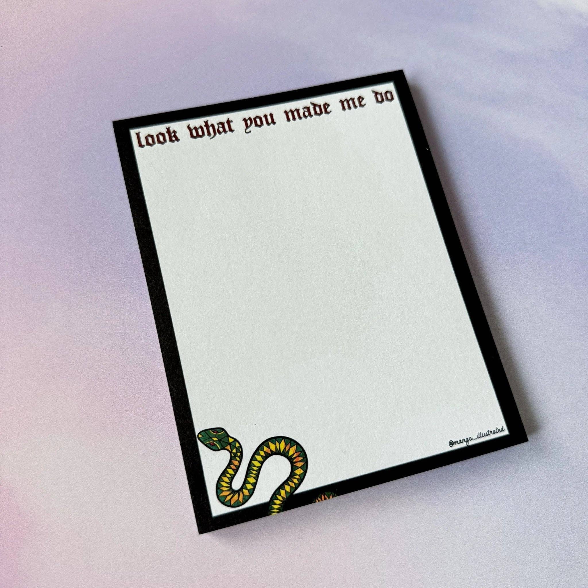 Look What You Made Me Do notepad - Image 6