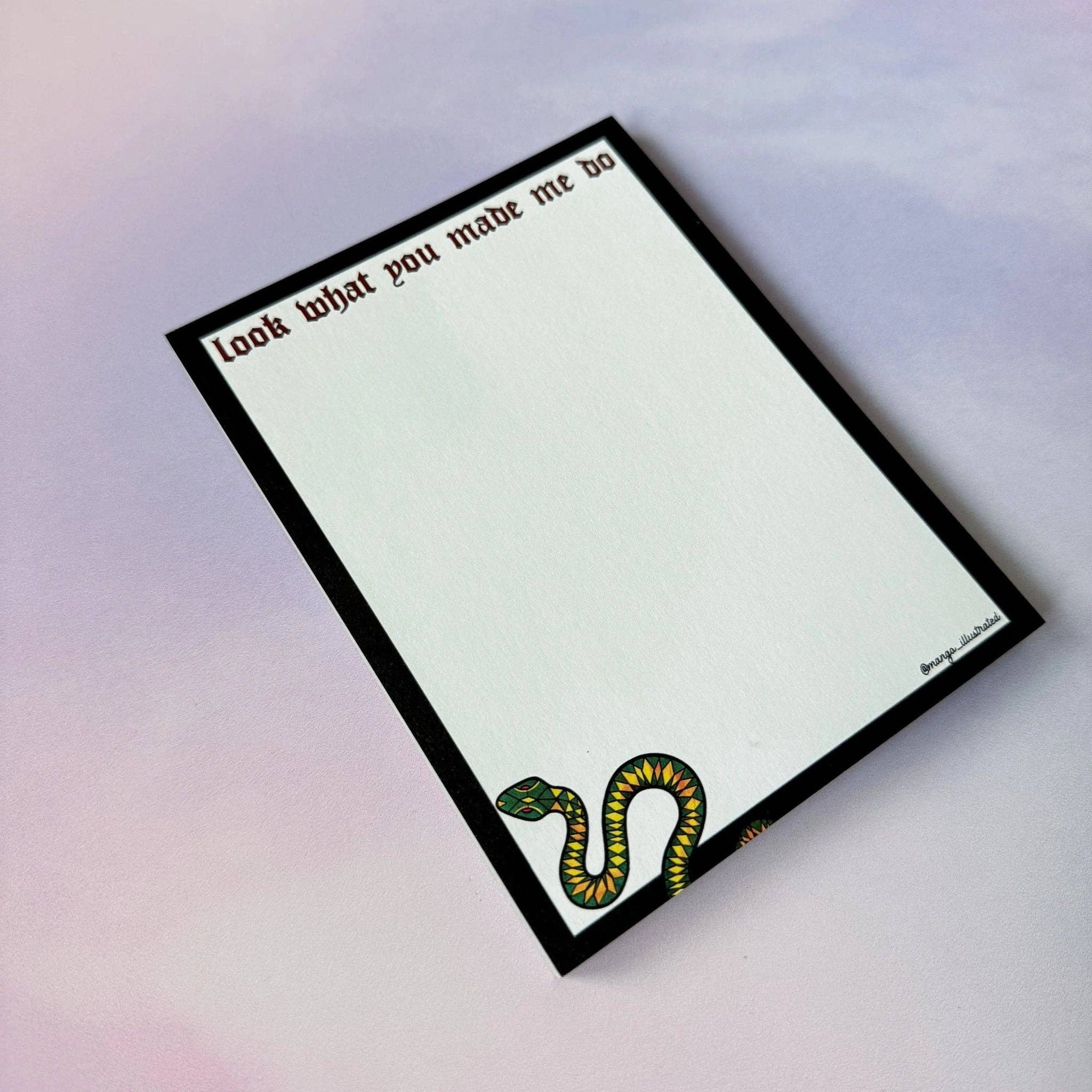 Look What You Made Me Do notepad - Image 7
