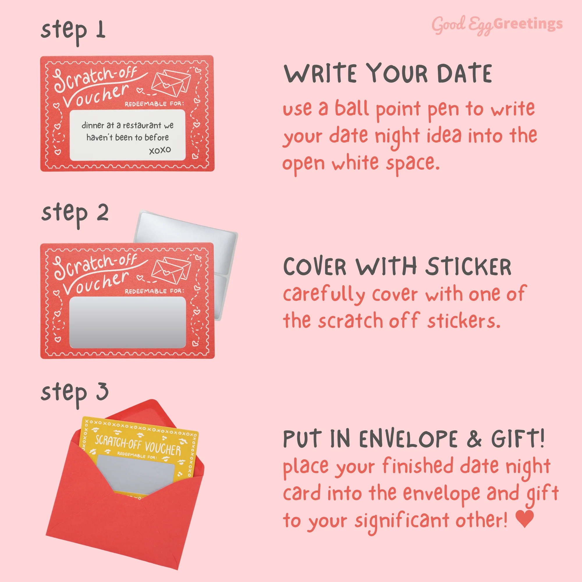 Mini Date Night Shenanigans - Scratch-Off DIY Love Vouchers - Image 5