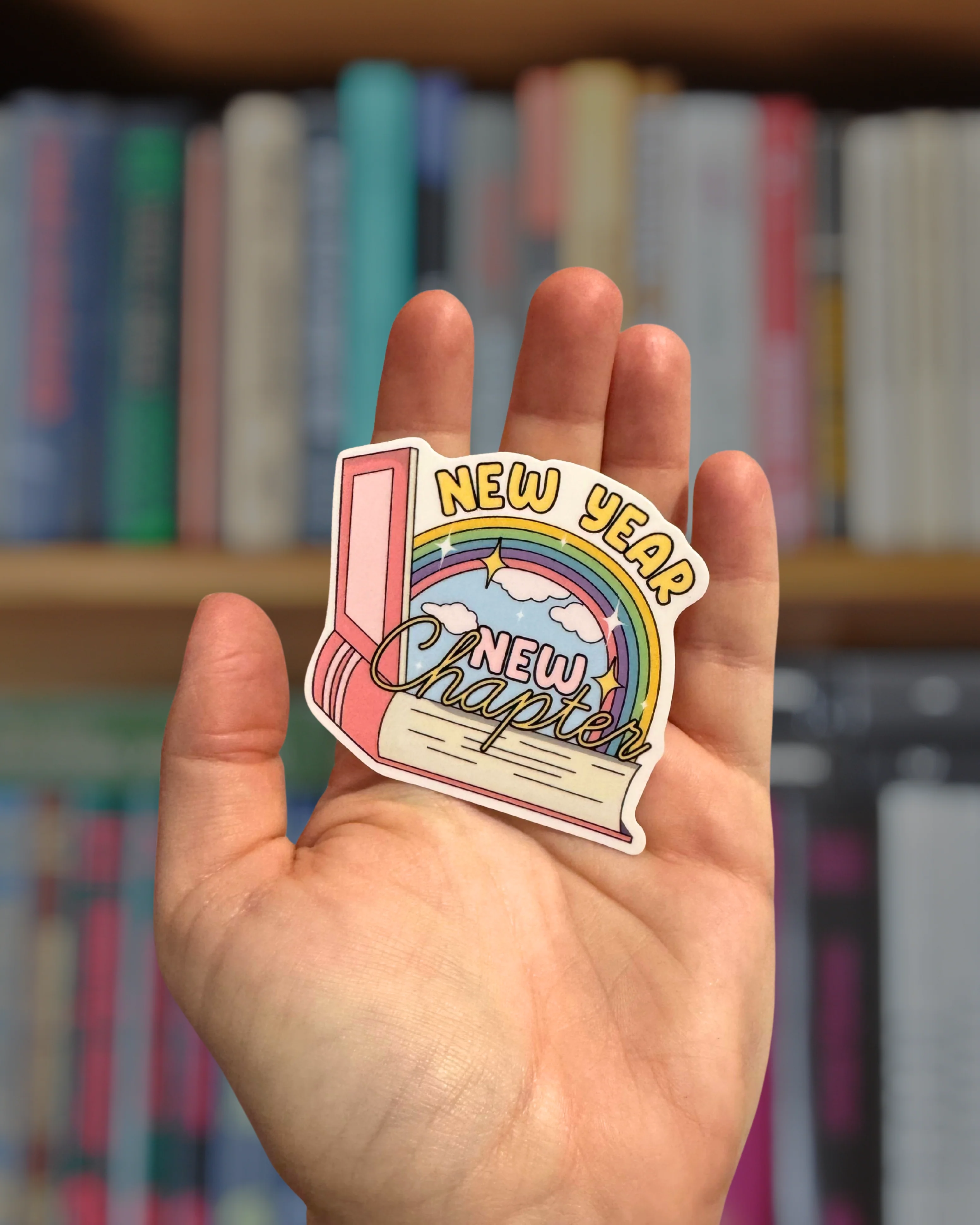 New Year New Chapter Sticker