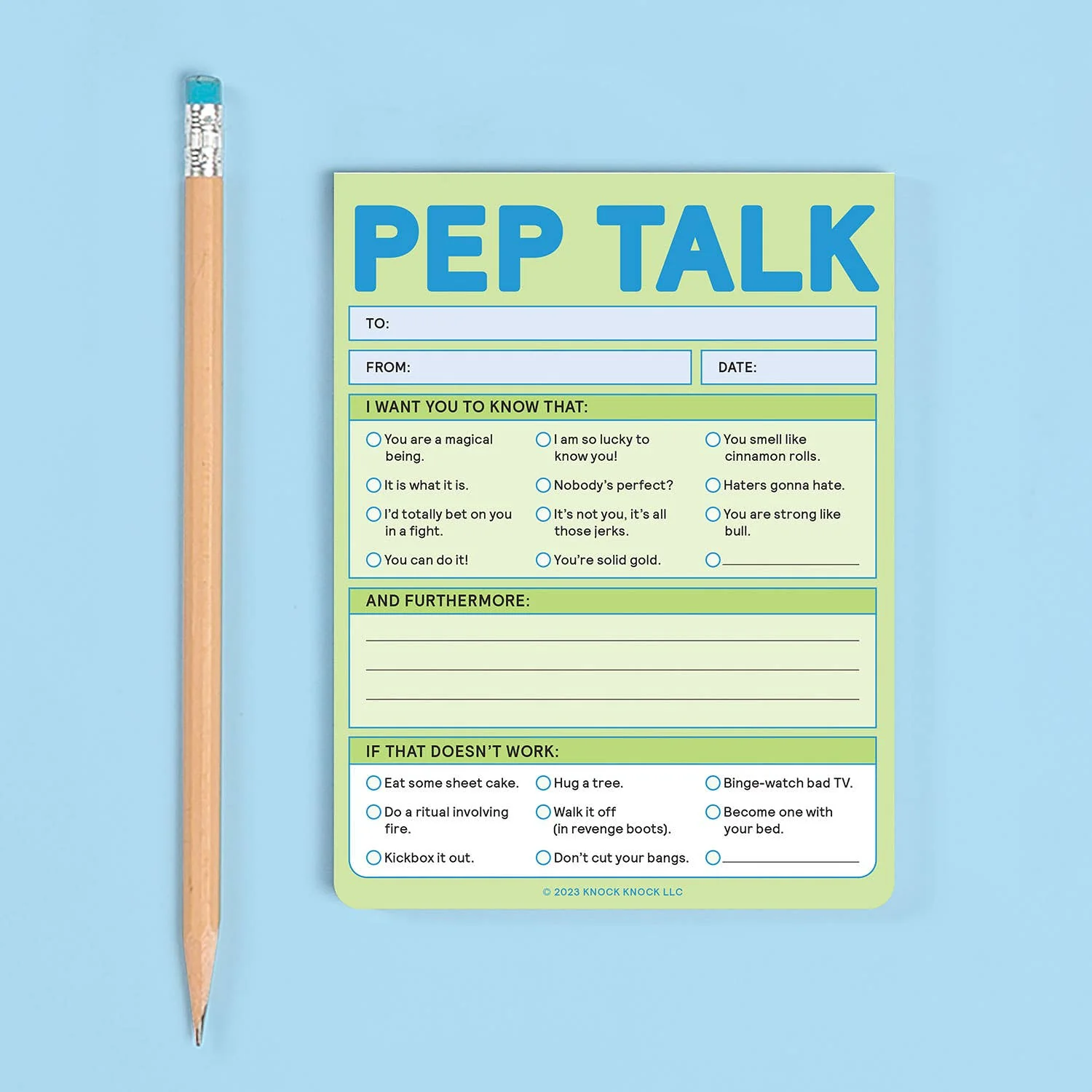 Pep Talk Nifty Note Pad (Pastel Version) - Image 3