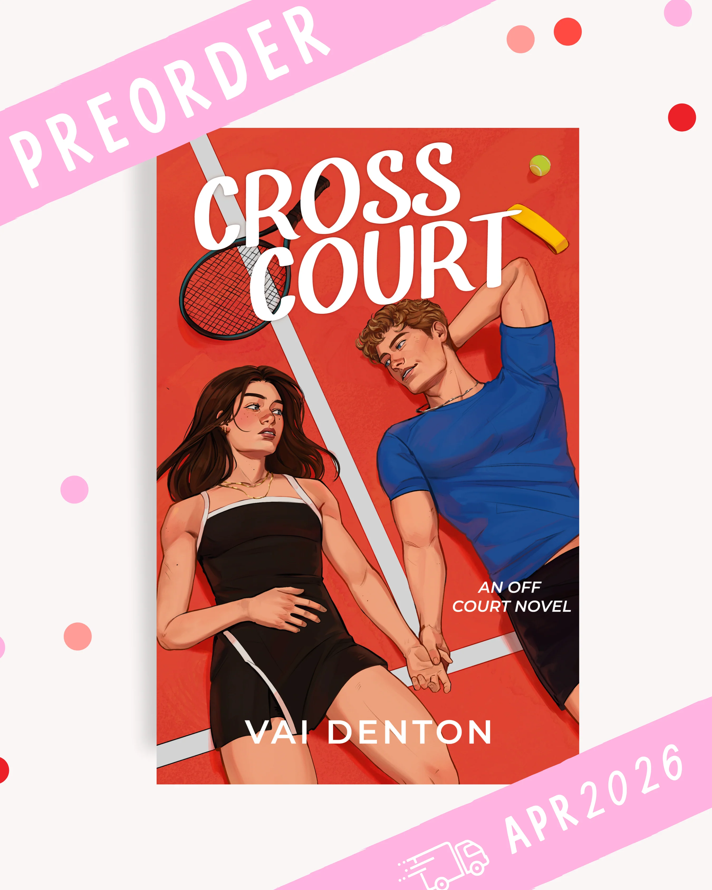 [PREORDER] Cross Court (Signed Book)
