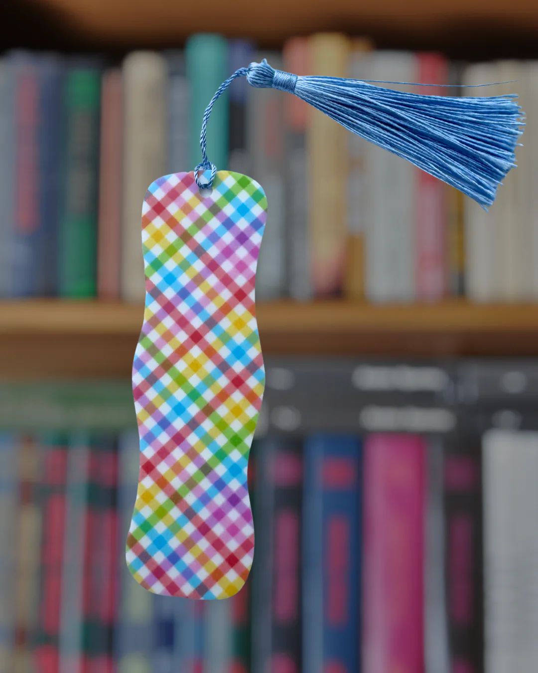 Rainbow Gingham Bookmark - Image 2