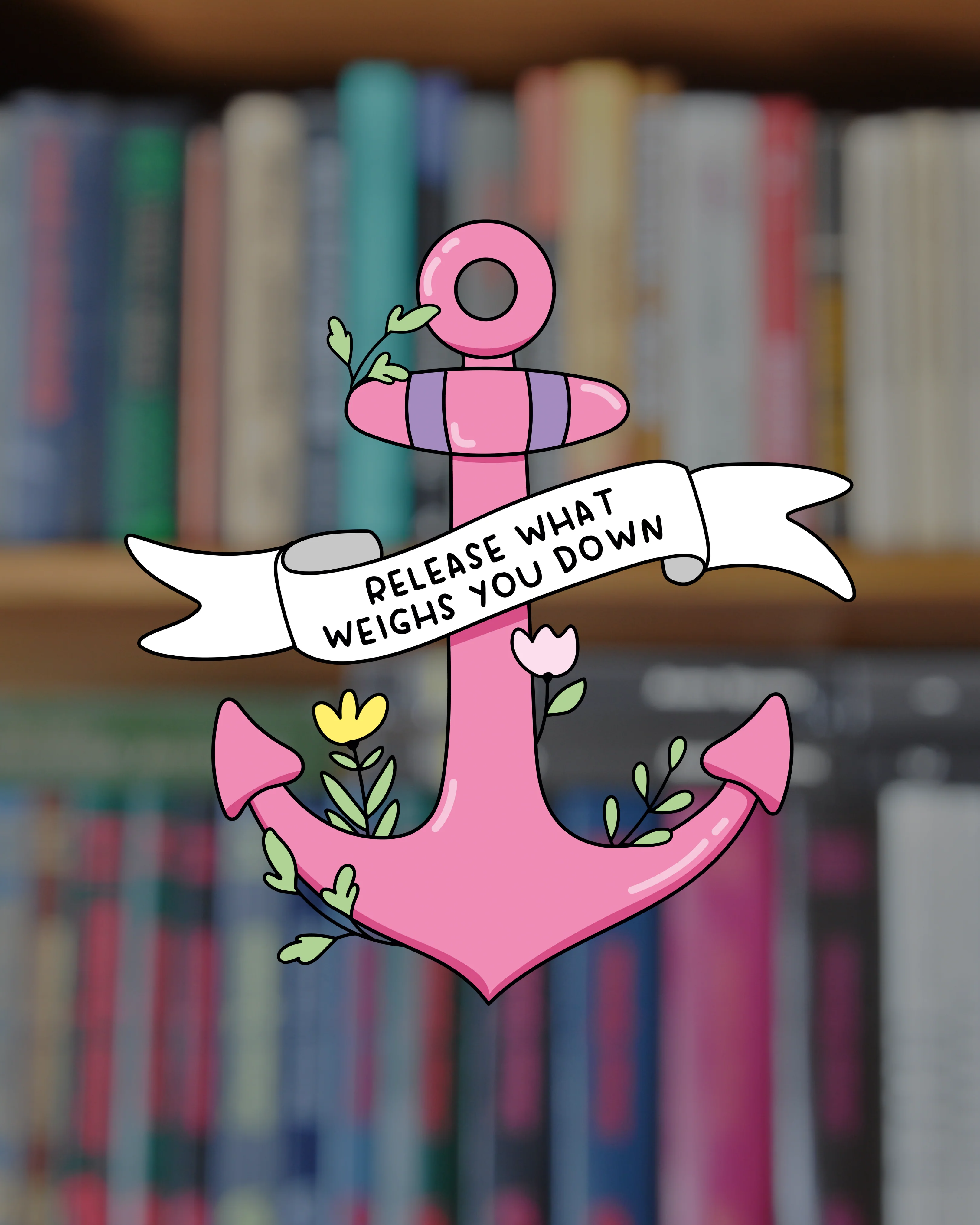 Release What Weighs You Down Sticker