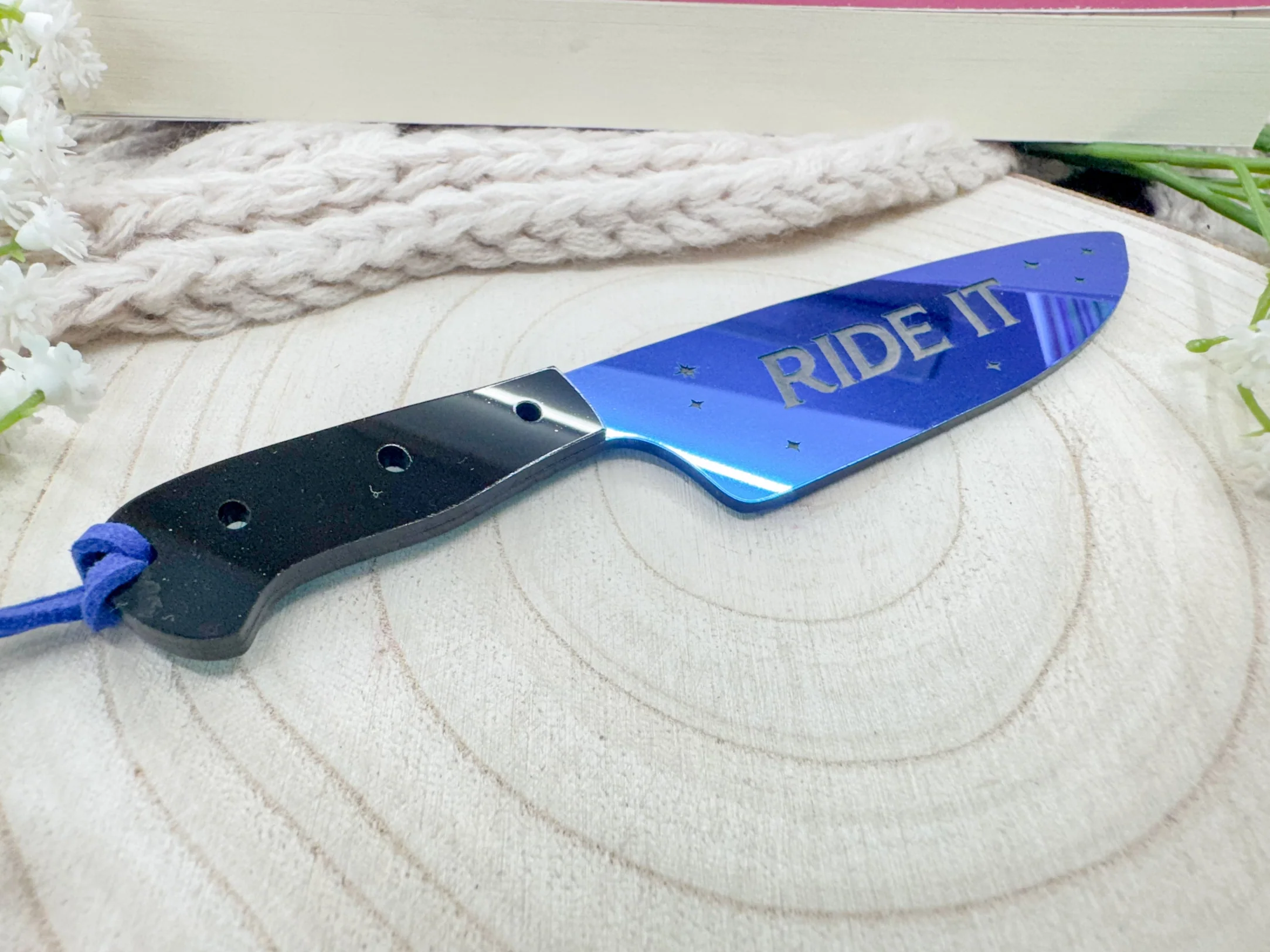 Ride It - Knife Bookmark (Red Tassel) - Image 3