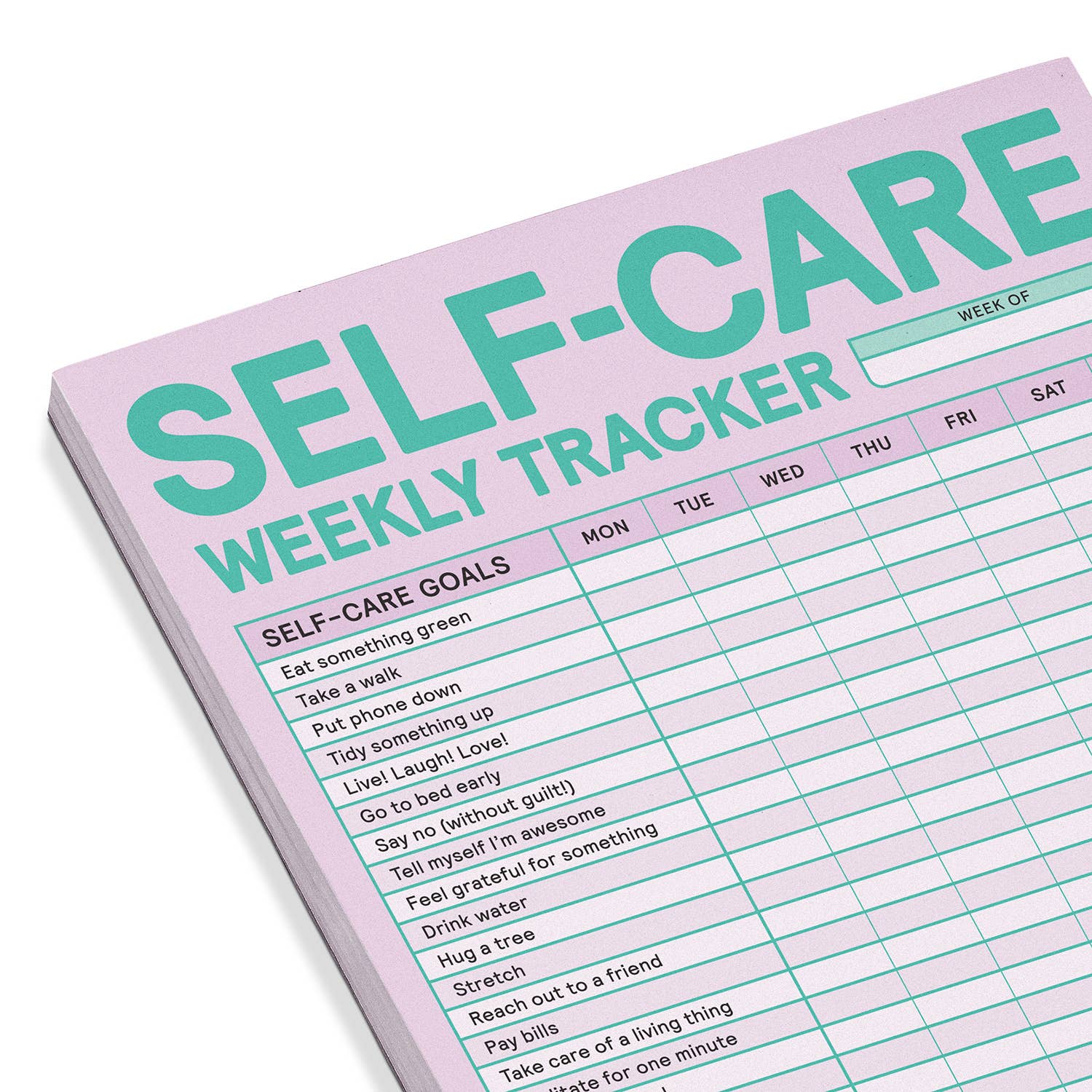 Self-Care Weekly Tracker Pad (Pastel Version) - Image 7