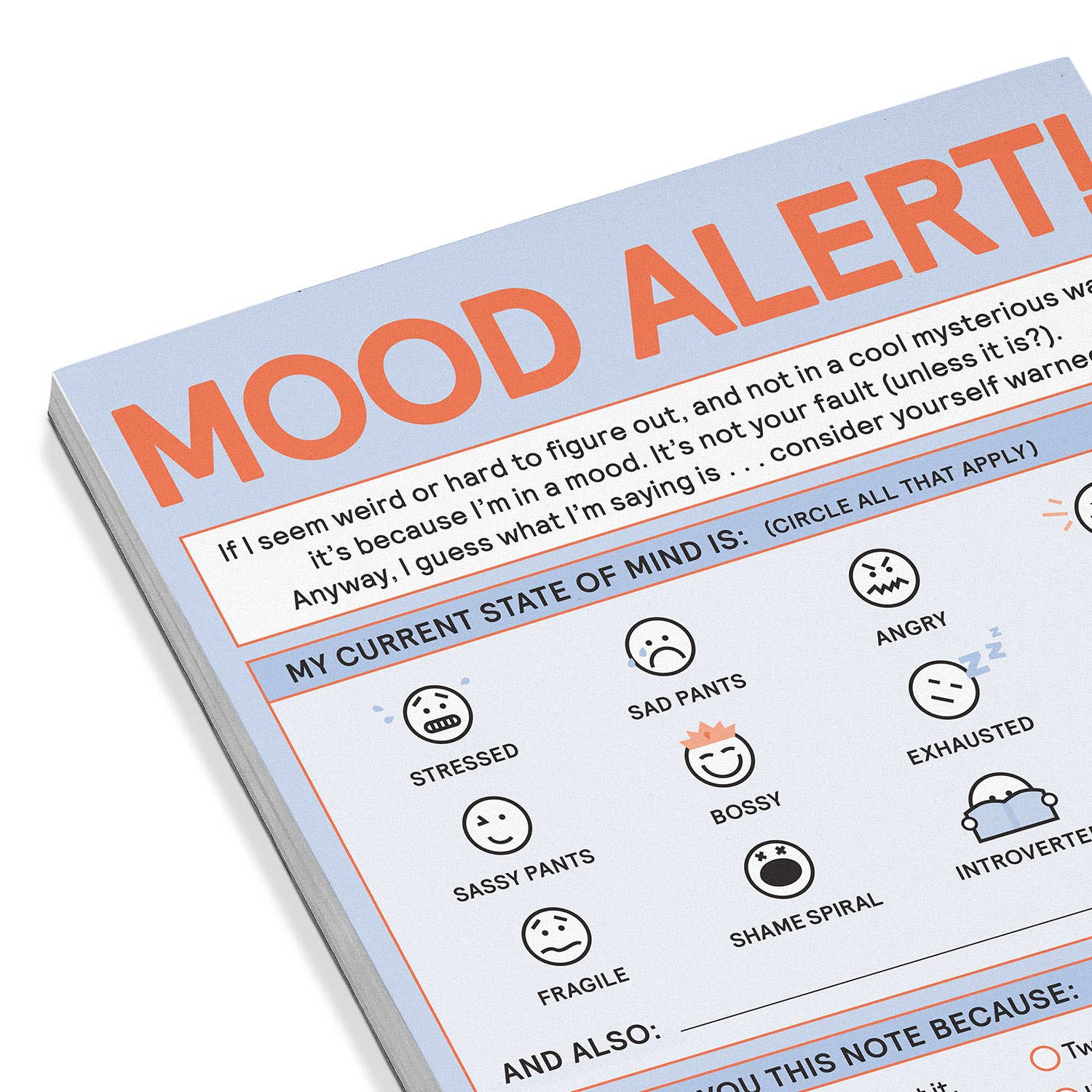 Today's Mood Nifty Note Pad (Pastel Version) - Image 3