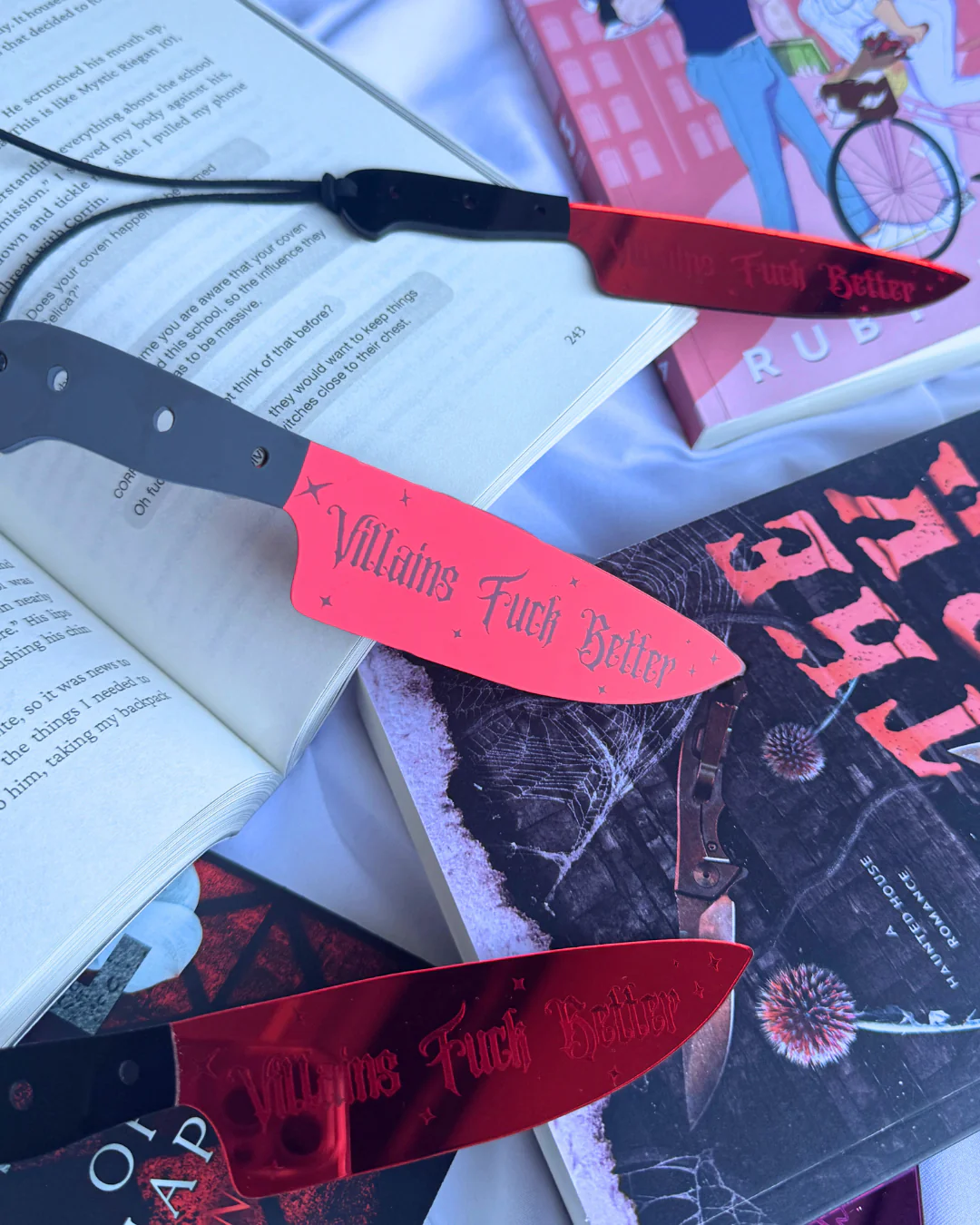 Villains Fuck Better - Mirrored Knife Bookmark - Image 3