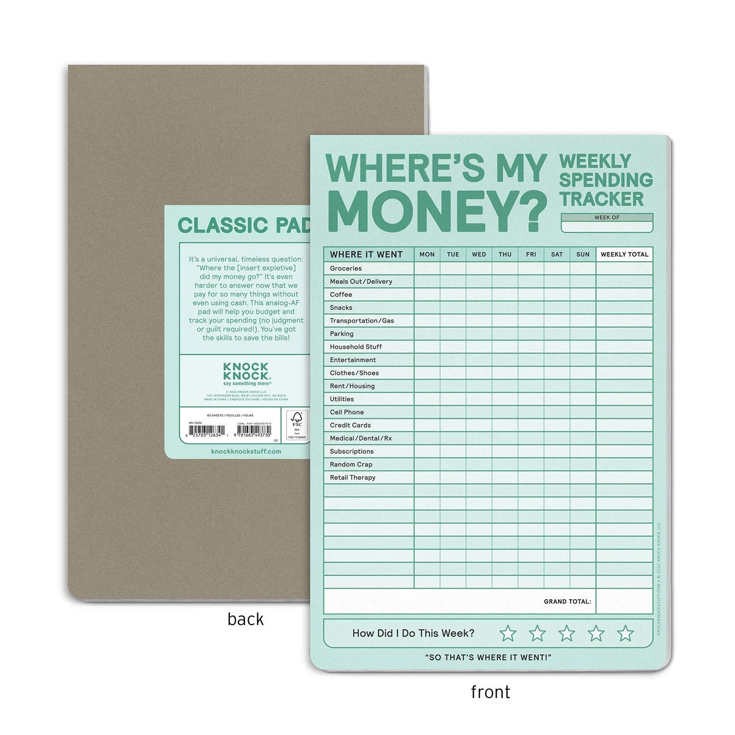 Weekly Money Tracker Pad - Image 3