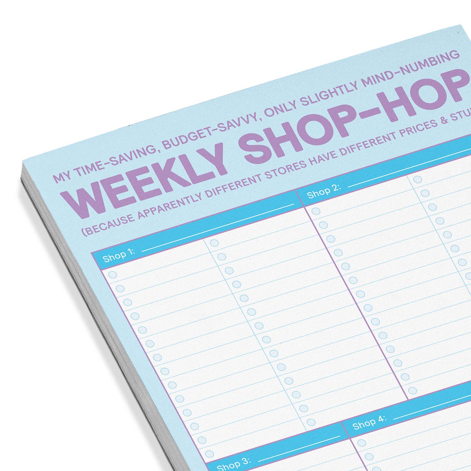 Weekly Shop-Hop Pad with Magnet (Pastel Version) - Image 3