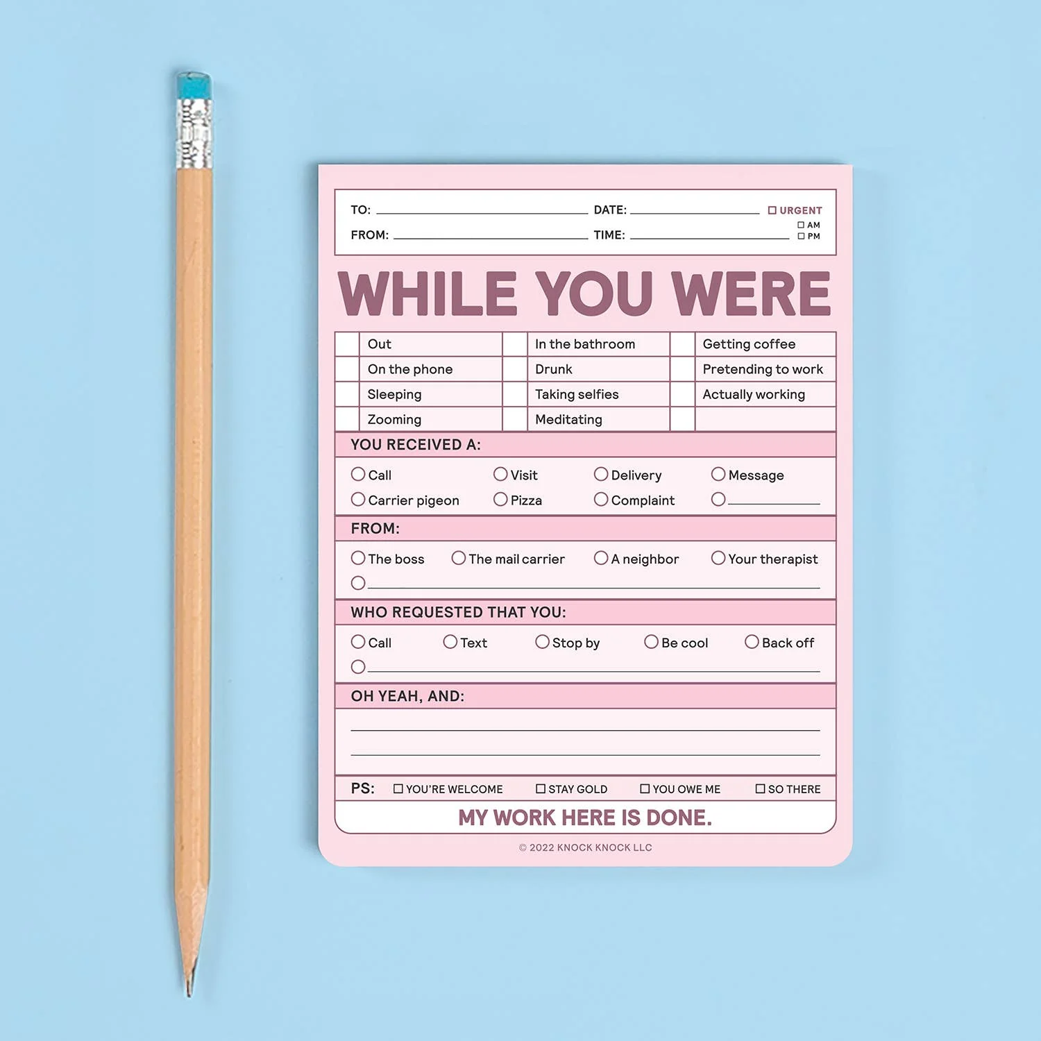 While You Were Nifty Note Pad (Pastel Version) - Image 4