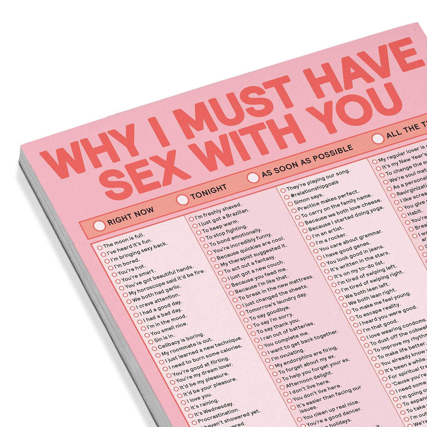 Why I Must Have Sex With You Pad (Pastel Version) - Image 3